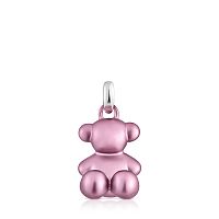 Кулон Bold Bear из стали с розовым покрытием