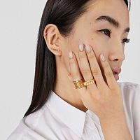 Серьги из вермеля с бриллиантами