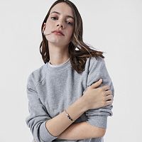 Браслет из серебра с камнями