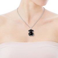 Кулон из серебра с ониксом