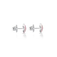 Серьги Icon Color из серебра с кварцем