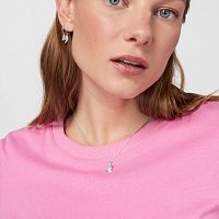 Колье Icon Color из серебра с амазонитом