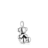 Кулон Bold Bear из серебра с ониксом