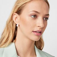 Серьги из серебра с жемчугом