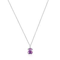 Колье Icon Color из серебра с аметистом