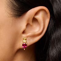 Серьги Bold Bear из вермеля