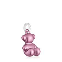 Кулон Bold Bear из стали с розовым покрытием