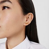 Серьги из вермеля с бриллиантами