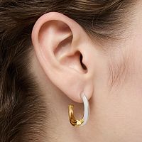 Серьги из серебра и вермеля