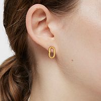 Серьги из вермеля, 10 мм