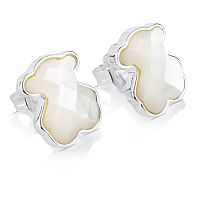 Серьги Icon Color из серебра с перламутром