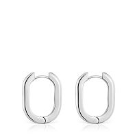 Серьги-кольца из серебра