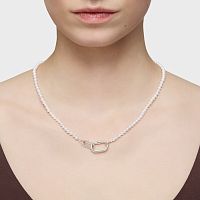 Ожерелье из жемчуга и серебра