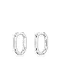 Серьги-кольца из серебра