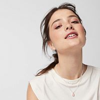 Серьги Icon Color из серебра с розовым кварцем