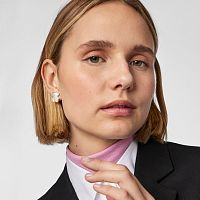 Серьги Icon Color из серебра с перламутром