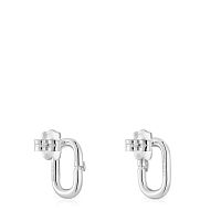 Серьги из серебра, 10 мм