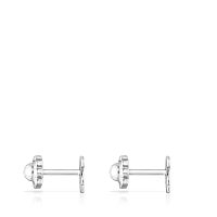 Серьги из белого золота