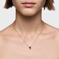 Колье из вермеля с ониксом