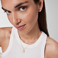 Кулон на цепи из вермеля